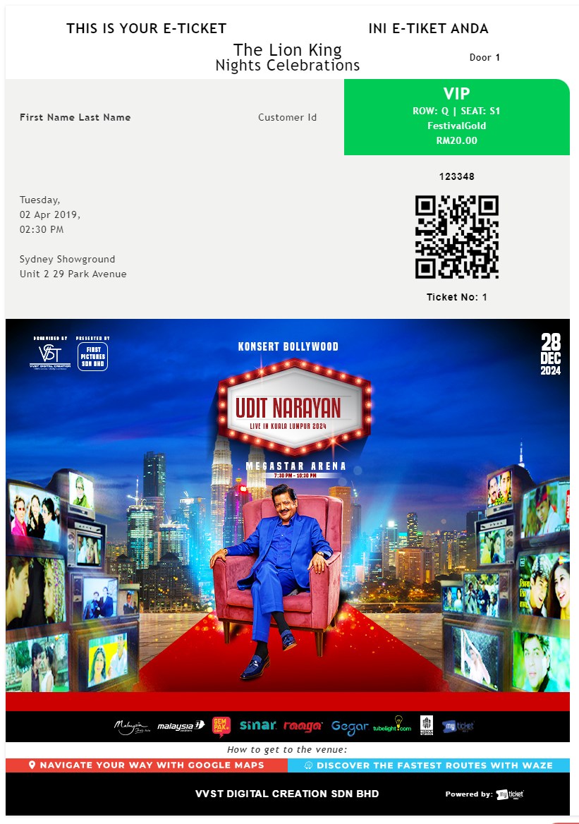 Udit Narayan in Malaysia